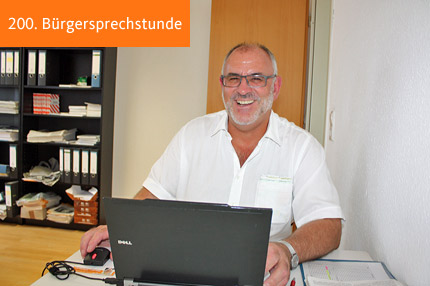 200. Bürgersprechstunde von Werner Pfisterer